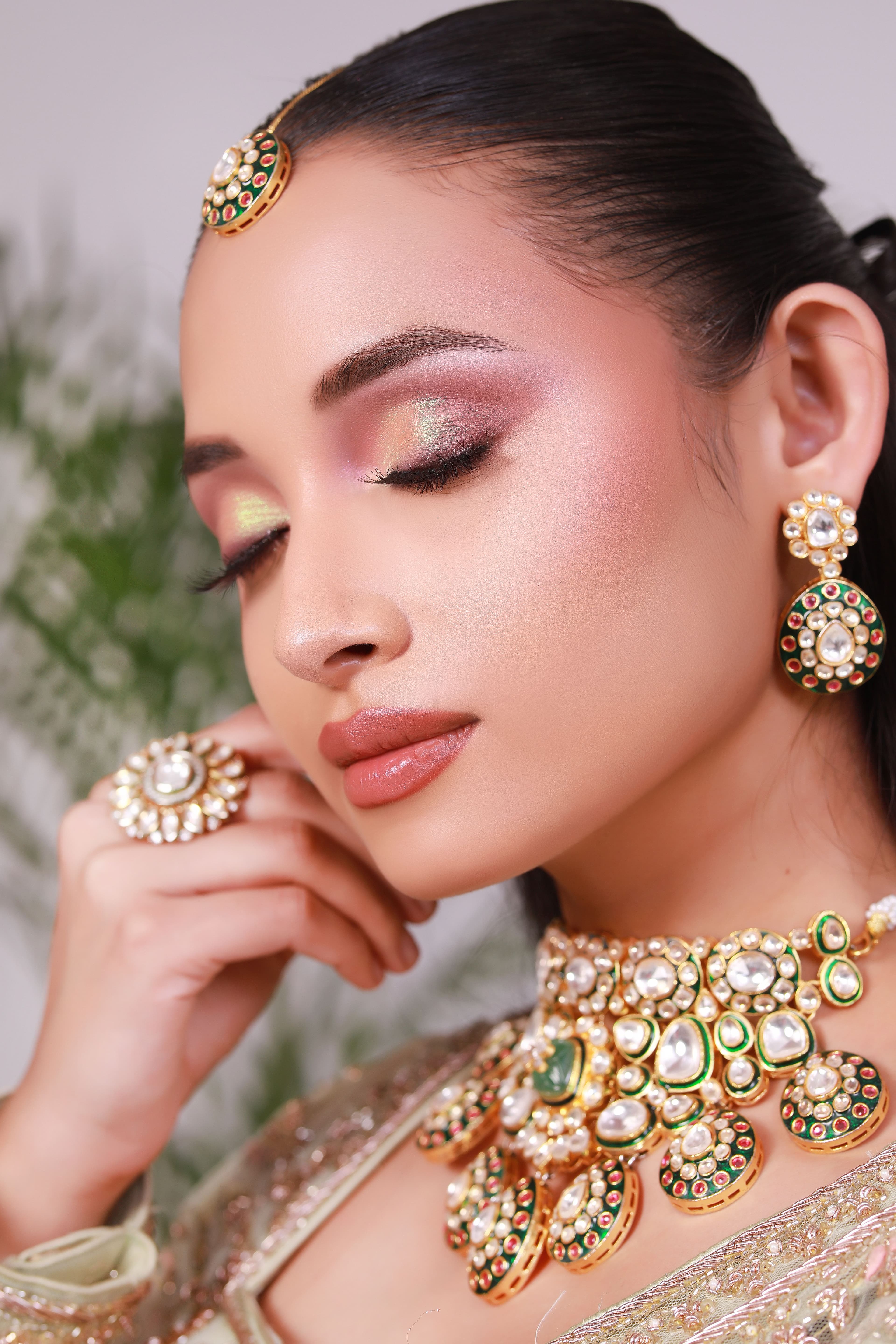 Banarasi Silk Saree — Wine Katan